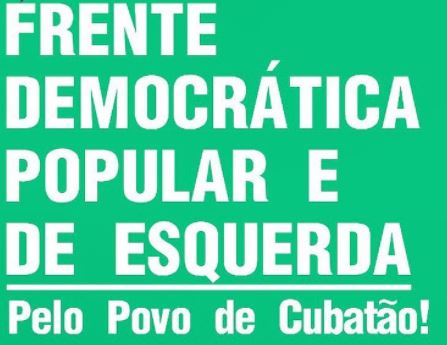 PT E PDT lançam Frente de Esquerda em Cubatão